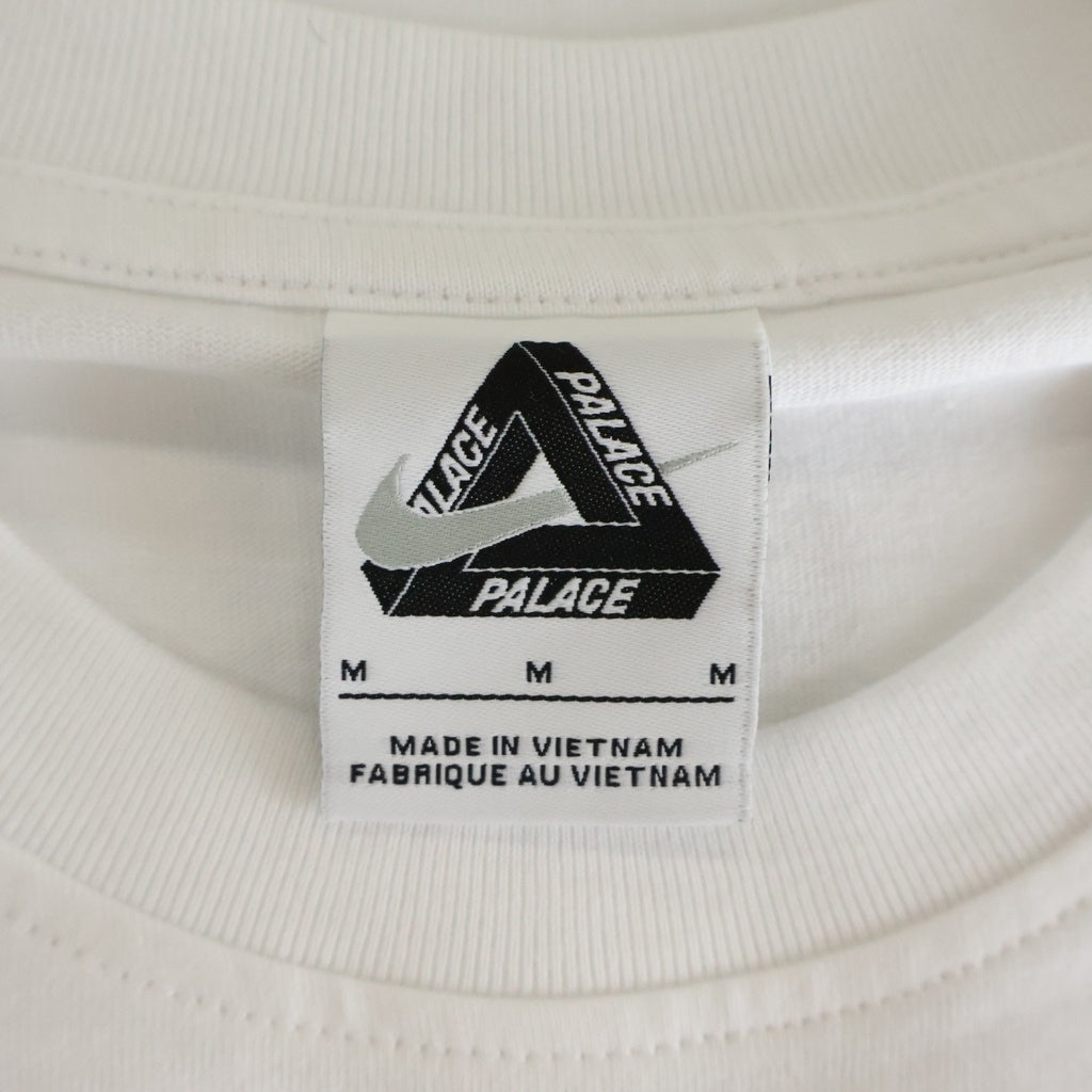 Palace Skateboards(パレススケートボーズ) ×NIKE Font Swoosh T-Shirt ナイキ フロント スウォッシュ 半袖Tシャツカットソー ホワイト P28NTS002