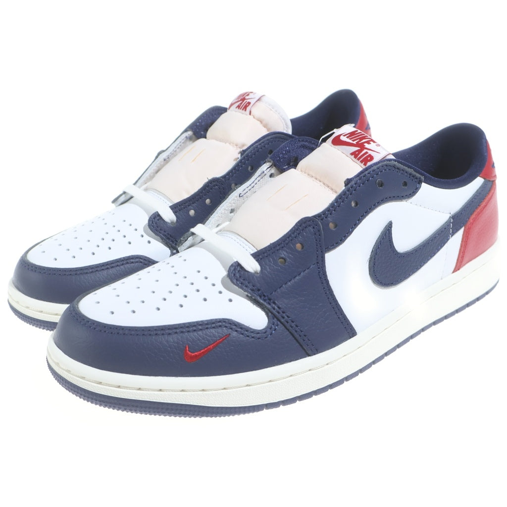 NIKE(ナイキ) AIR JORDAN 1 RETRO LOW OG HOWARD/GYM RED AND MIDNIGHT NAVY HQ2993-100 エアジョーダン1 レトロ ローカットスニーカー ネイビー/レッド US9.5/27.5cm