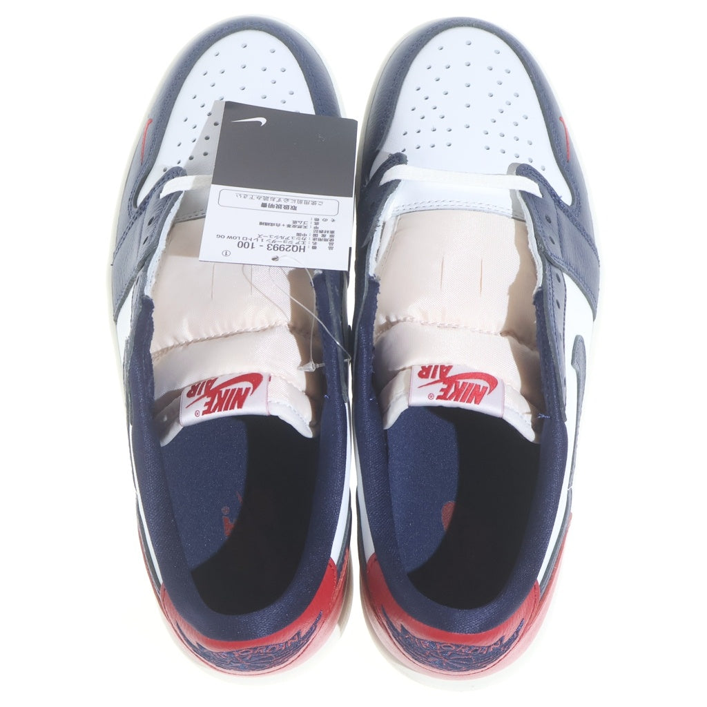 NIKE(ナイキ) AIR JORDAN 1 RETRO LOW OG HOWARD/GYM RED AND MIDNIGHT NAVY HQ2993-100 エアジョーダン1 レトロ ローカットスニーカー ネイビー/レッド US9.5/27.5cm