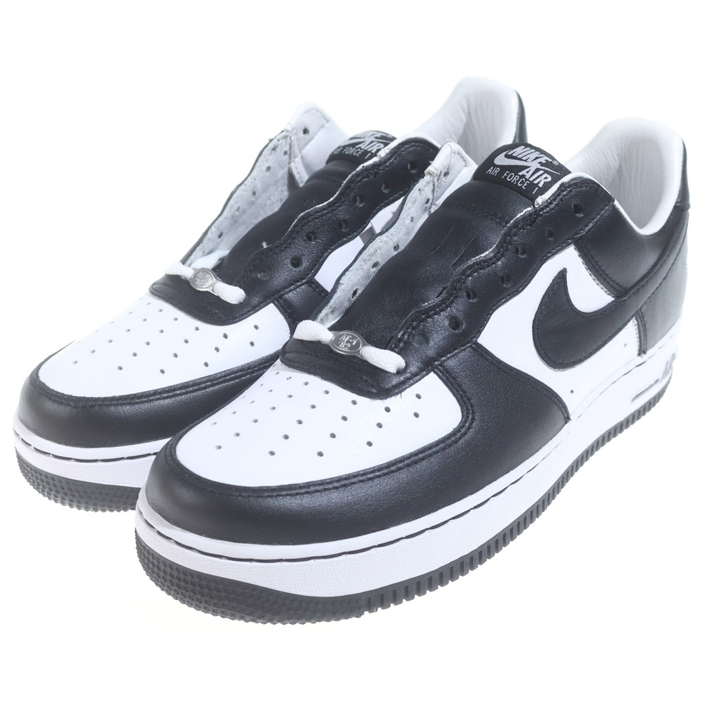 NIKE(ナイキ) ×TERROR SQUAD AIR FORCE 1 LOW QS BLACKOUT FJ5756-100 テラースクワッド エアフォース1 ローカットスニーカー ホワイト/ブラック US9.5/27.5cm