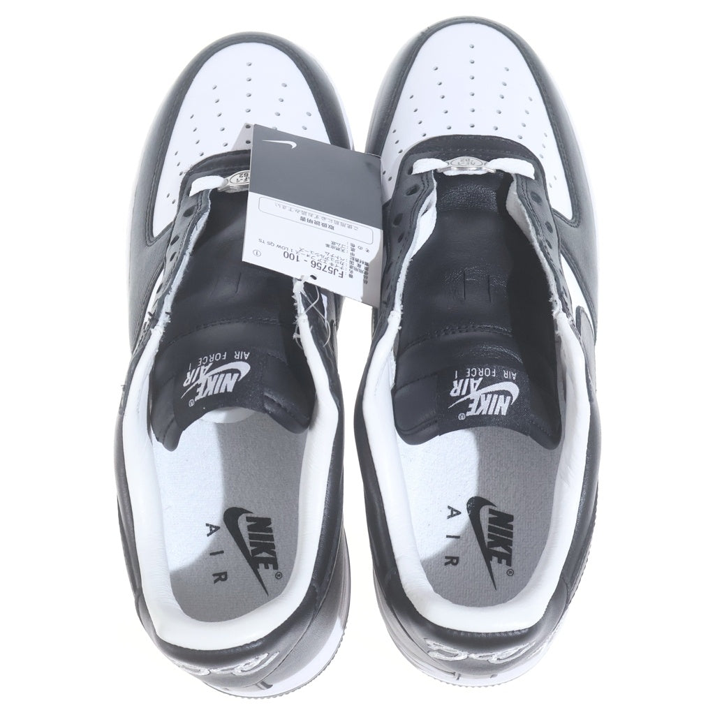 NIKE(ナイキ) ×TERROR SQUAD AIR FORCE 1 LOW QS BLACKOUT FJ5756-100 テラースクワッド エアフォース1 ローカットスニーカー ホワイト/ブラック US9.5/27.5cm