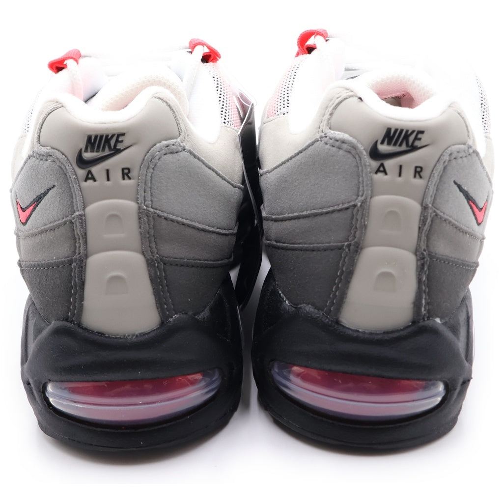 NIKE(ナイキ) AIR MAX 95 OG BIG BUBBLE MEDIUM ASH/SOLAR RED IM7410-001 エアマックス95 ビッグダブル ローカットスニーカー ピンク/グレー US9.5/27.5cm