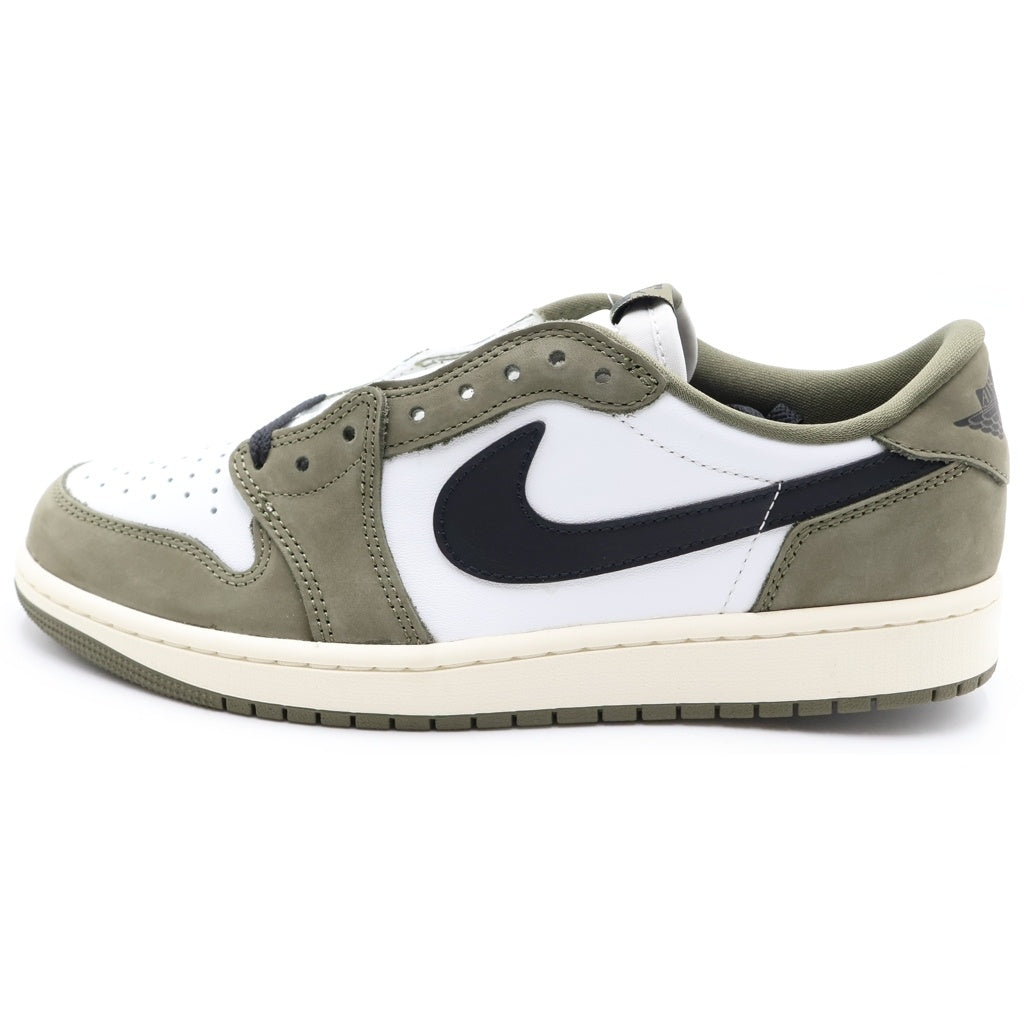 NIKE(ナイキ) AIR JORDAN 1 LOW OG MEDIUM OLIVE HQ6998-200 エア ジョーダン 1 ミディアム オリーブ ローカットスニーカー ホワイト/カーキ US9.5/27.5cm