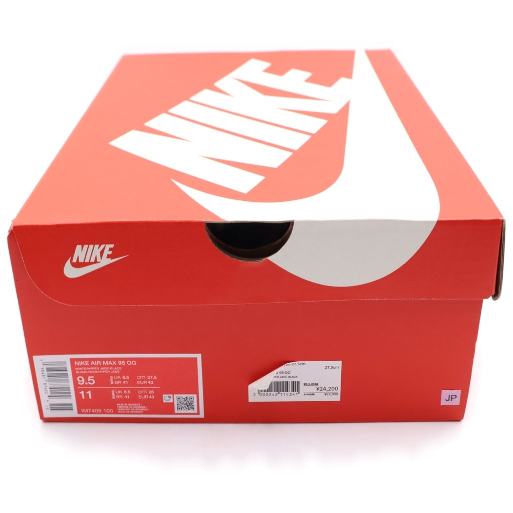 NIKE(ナイキ) AIR MAX 95 OG IM7409-100 エアマックス95 ローカットスニーカー ホワイト/ブラック US9.5/27.5cm