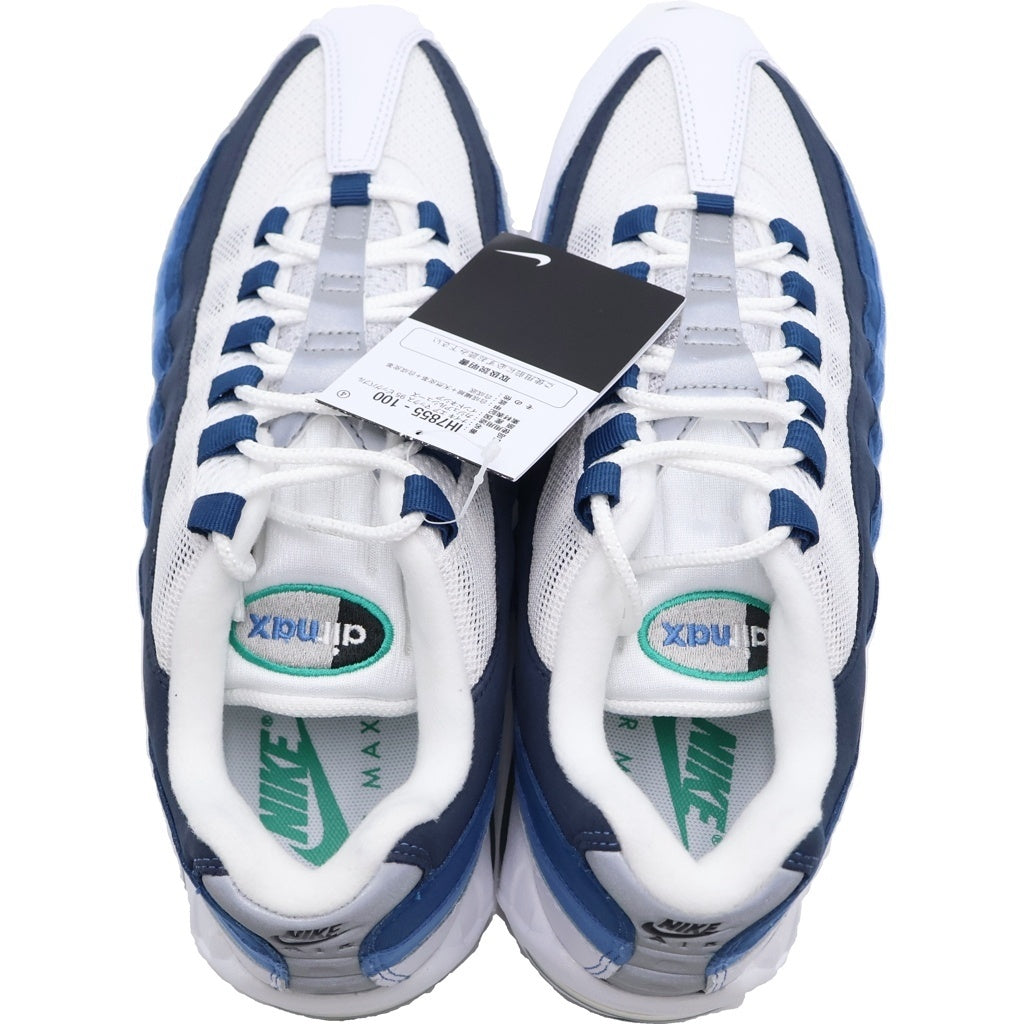 NIKE(ナイキ) AIR MAX 95 BIGBUBBLE IH7855-100 エアマックス 95 OG ビッグ バブル ローカットスニーカー ホワイト/ブルー US9.5/27.5cm