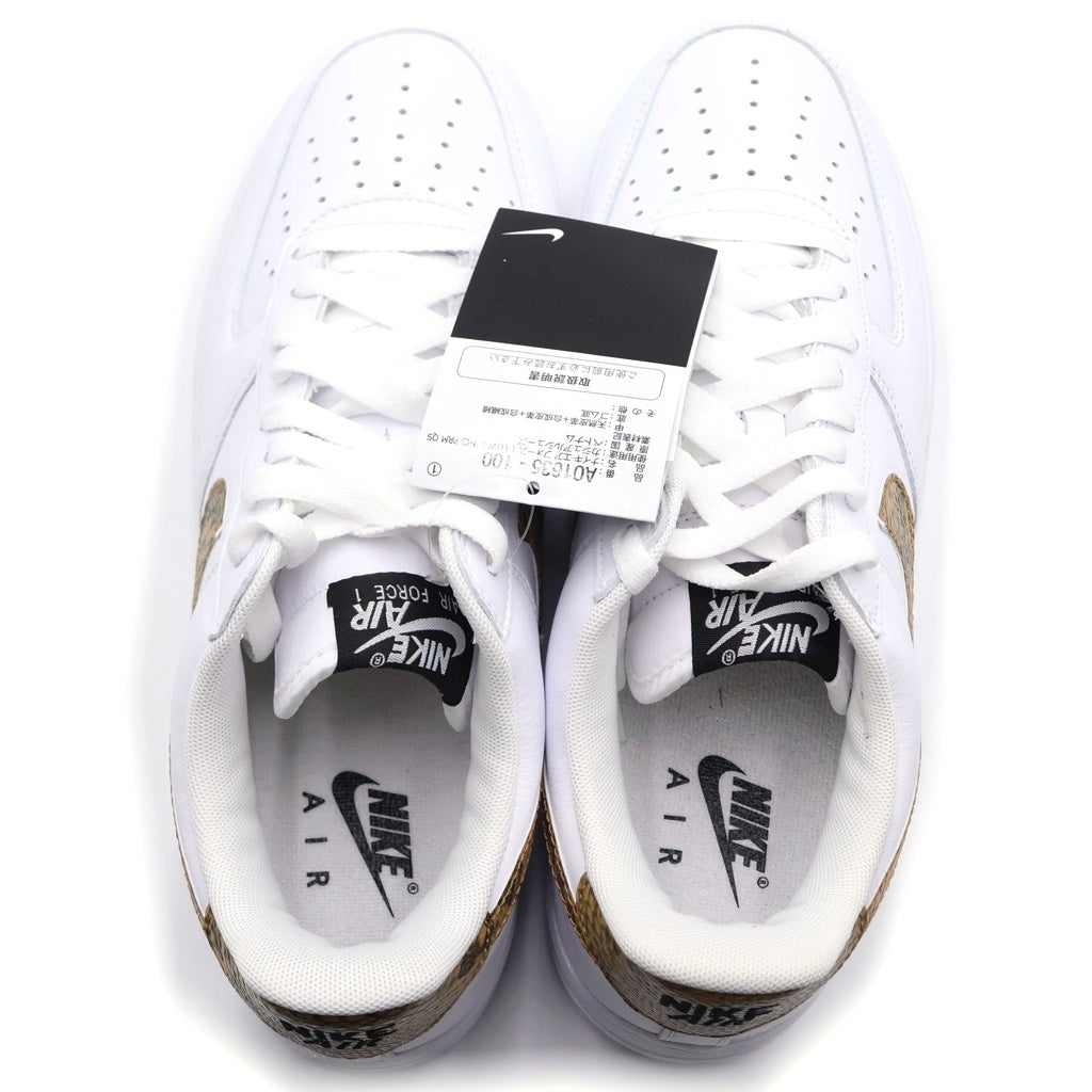 NIKE(ナイキ) AIR FORCE 1 LOW RETRO PRM QS IVORY SNAKE AO1635-100 エアフォース1 レトロ アイボリースネーク ローカットスニーカー ホワイト/ブラウン US9/27cm