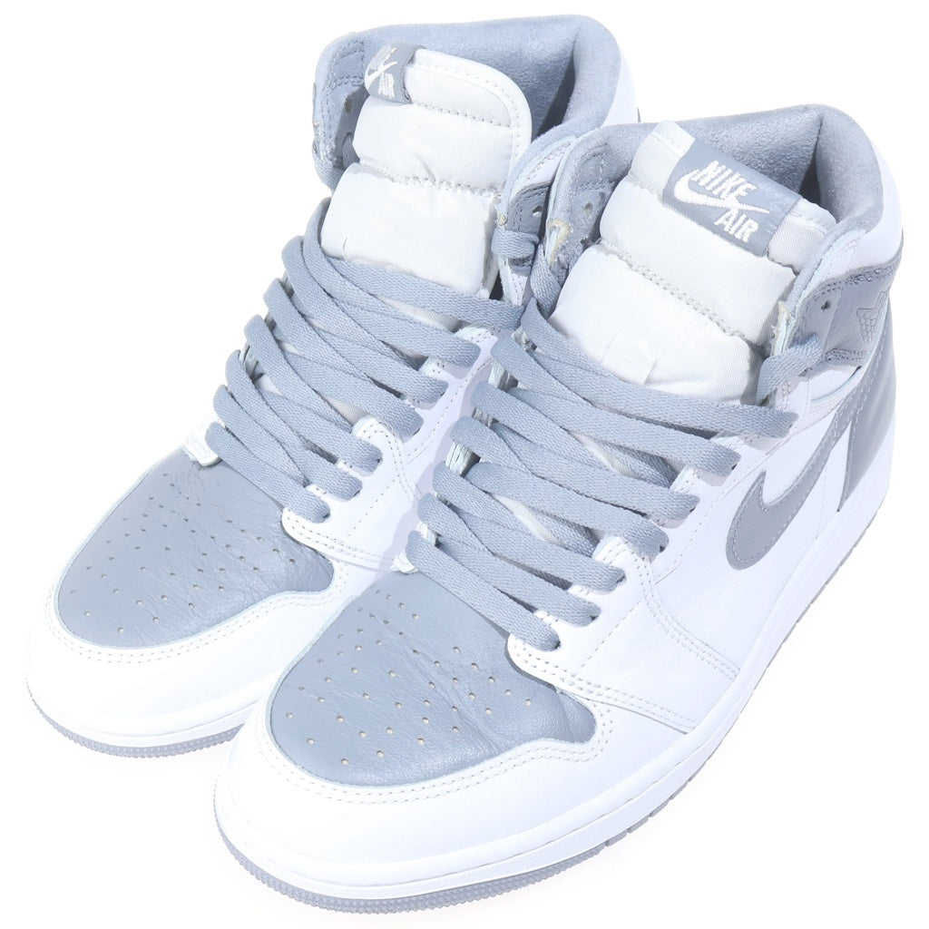 NIKE(ナイキ) AIR JORDAN1 RETRO HIGH OG STEALTH 555088-037 エアジョーダン 1 ステルス ハイカットスニーカー グレー/ホワイト US9/27cm