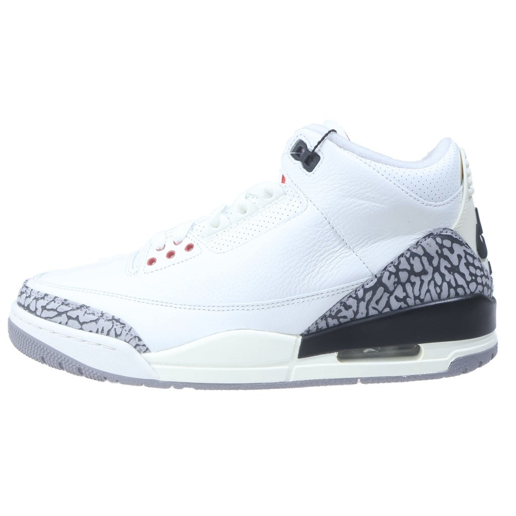 NIKE(ナイキ) AIR JORDAN 3 RETRO WHITE CEMENT REIMAGINED DN3707-100 エアジョーダン3 レトロ ホワイトセメント リイマジンド ハイカットスニーカー ホワイト US9/27cm