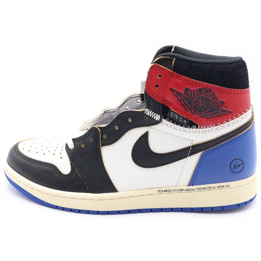 NIKE(ナイキ) ×FRAGMENT DESIGN ×UNION AIR JORDAN 1 HIGH OG フラグメントデザイン ユニオン エアージョーダン ハイカットスニーカー US9.5/27.5cm IO7847-002