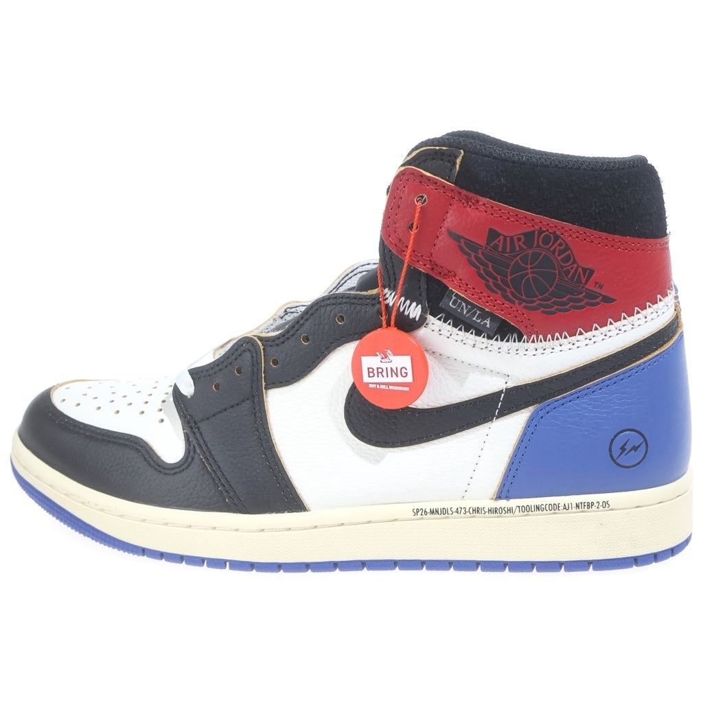 NIKE(ナイキ) ×FRAGMENT DESIGN ×UNION AIR JORDAN 1 HIGH OG フラグメントデザイン ユニオン エアージョーダン ハイカットスニーカー US9.5/27.5cm IO7847-002