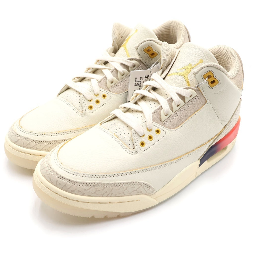 NIKE(ナイキ) ×J.Balvin AIR JORDAN 3 RETRO SP FN0344-901 J バルヴィン エアジョーダン3 ハイカットスニーカー ベージュ US9.5/27.5cm