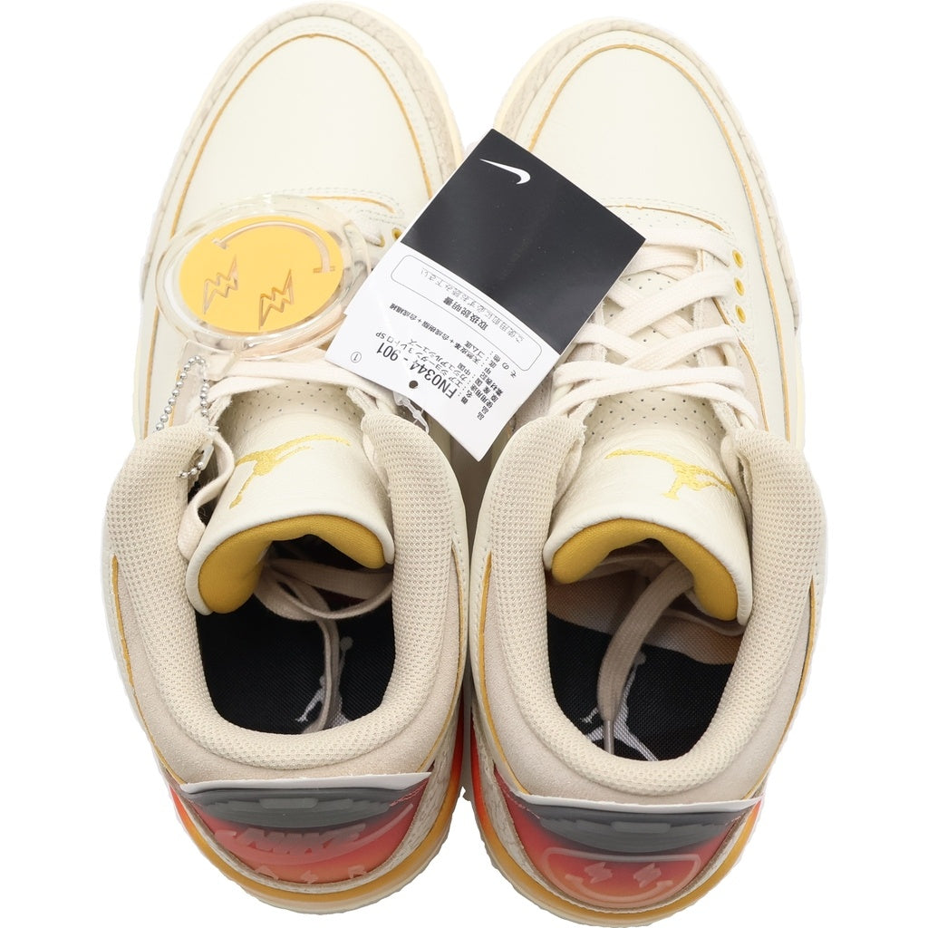 NIKE(ナイキ) ×J.Balvin AIR JORDAN 3 RETRO SP FN0344-901 J バルヴィン エアジョーダン3 ハイカットスニーカー ベージュ US9.5/27.5cm