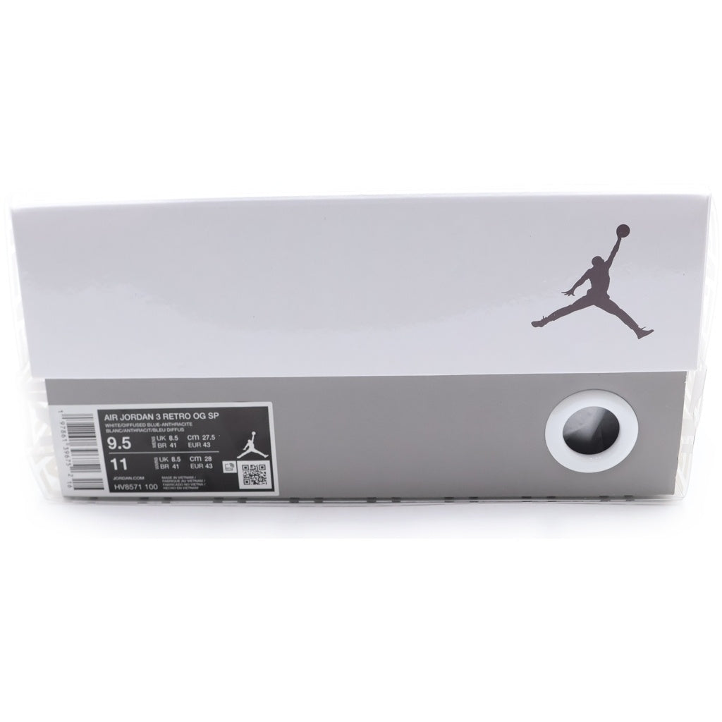 NIKE(ナイキ) ×A MA MANIERE AIR JORDAN 3 RETRO OG SP FOR THE LOVE エアジョーダン3 レトロ フォー ザ ラブ ハイカットスニーカー US9.5/27.5cm HV8571-100