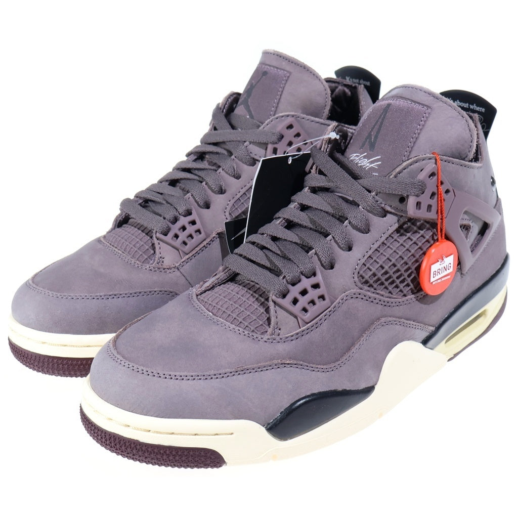 NIKE(ナイキ) ×A MA MANIERE AIR JORDAN 4 VIOLET ORE DV6773-220 アママニエール エアジョーダン4 バイオレットオレ ハイカットスニーカー ブラウン US9.5/27.5cm