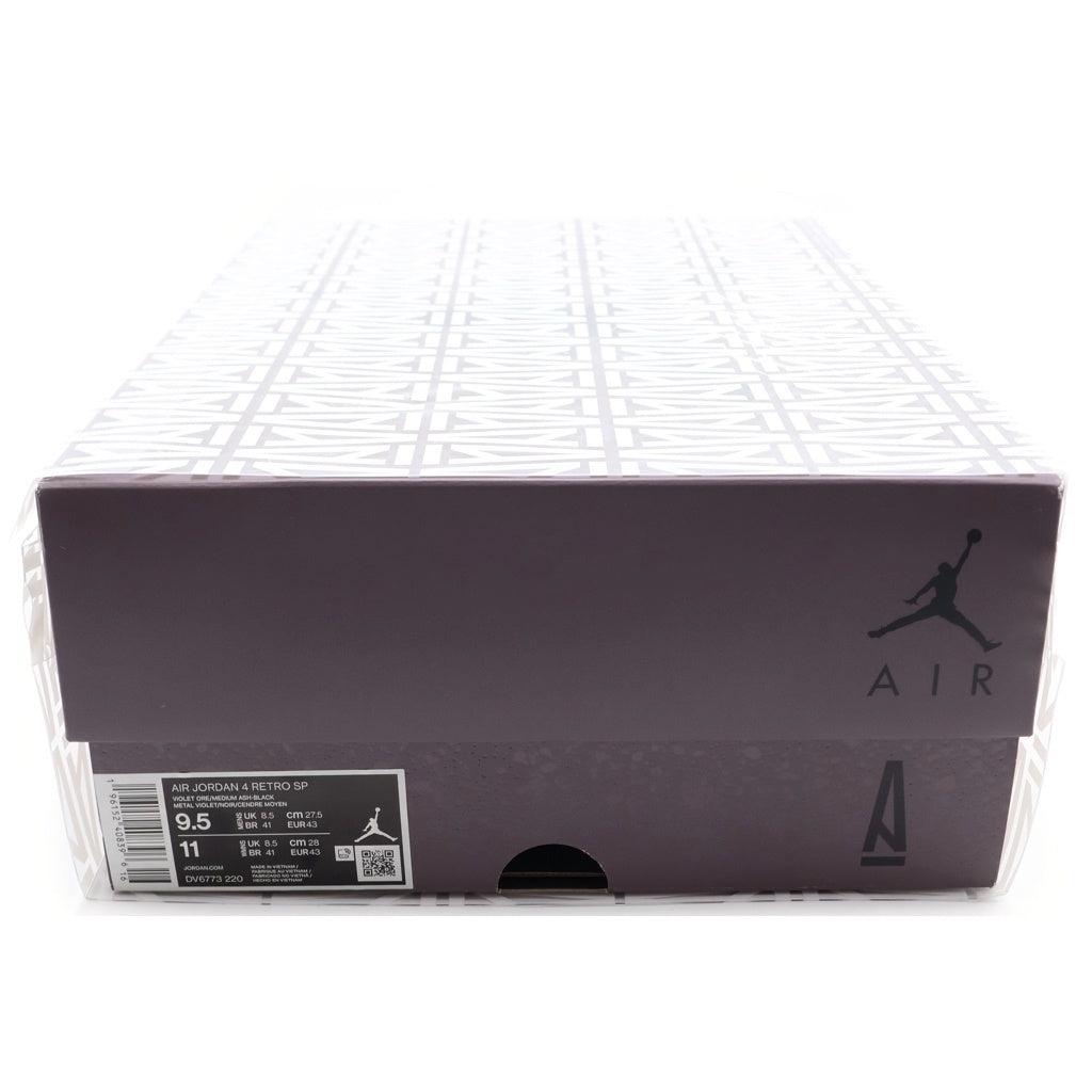 NIKE(ナイキ) ×A MA MANIERE AIR JORDAN 4 VIOLET ORE DV6773-220 アママニエール エアジョーダン4 バイオレットオレ ハイカットスニーカー ブラウン US9.5/27.5cm