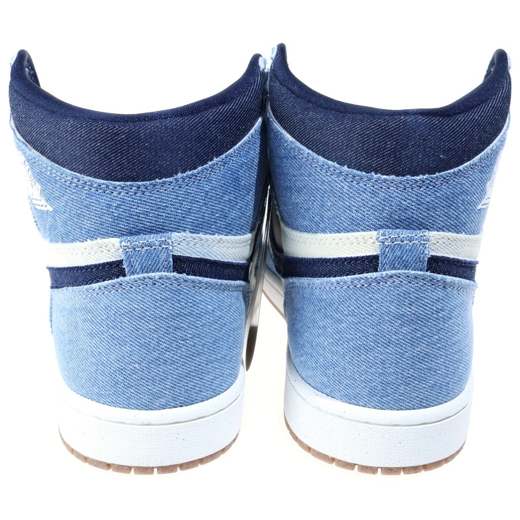 NIKE(ナイキ) AIR JORDAN 1 RETRO HIGH OG DENIM FQ2947-100 エアジョーダン1 レトロ デニム ハイカットスニーカー インディゴ/ホワイト US9.5/27.5cm