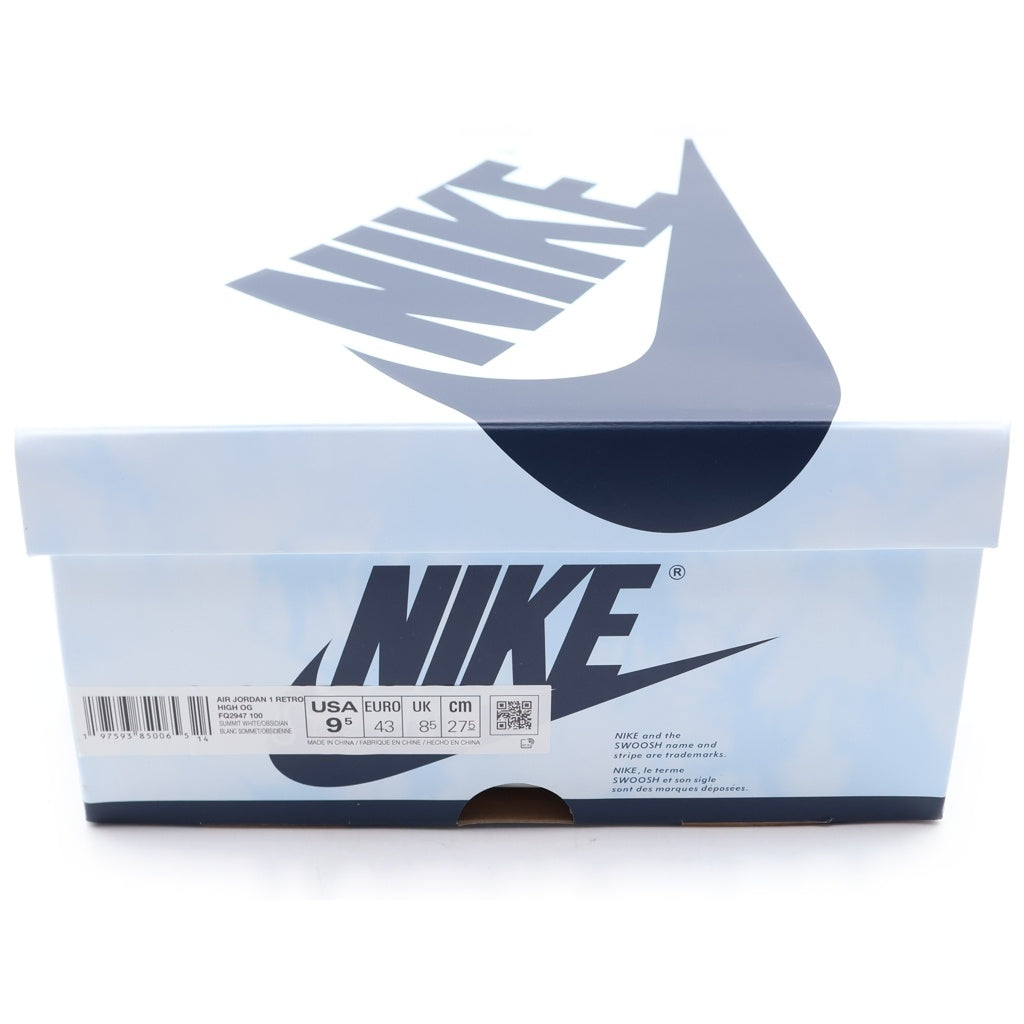 NIKE(ナイキ) AIR JORDAN 1 RETRO HIGH OG DENIM FQ2947-100 エアジョーダン1 レトロ デニム ハイカットスニーカー インディゴ/ホワイト US9.5/27.5cm