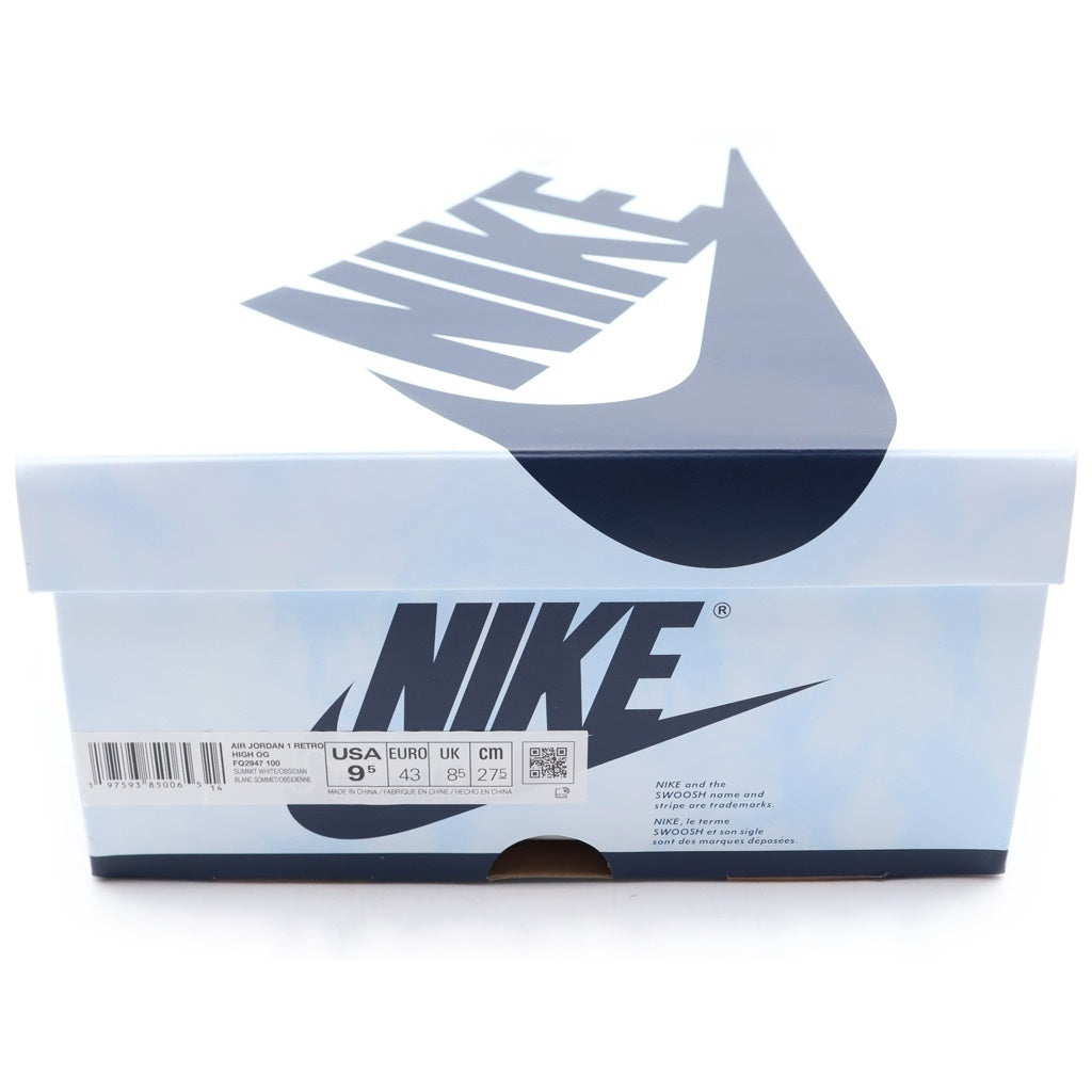 NIKE(ナイキ) AIR JORDAN 1 RETRO HIGH OG DENIM FQ2947-100 エアジョーダン1 レトロ デニム ハイカットスニーカー インディゴ/ホワイト US9.5/27.5cm