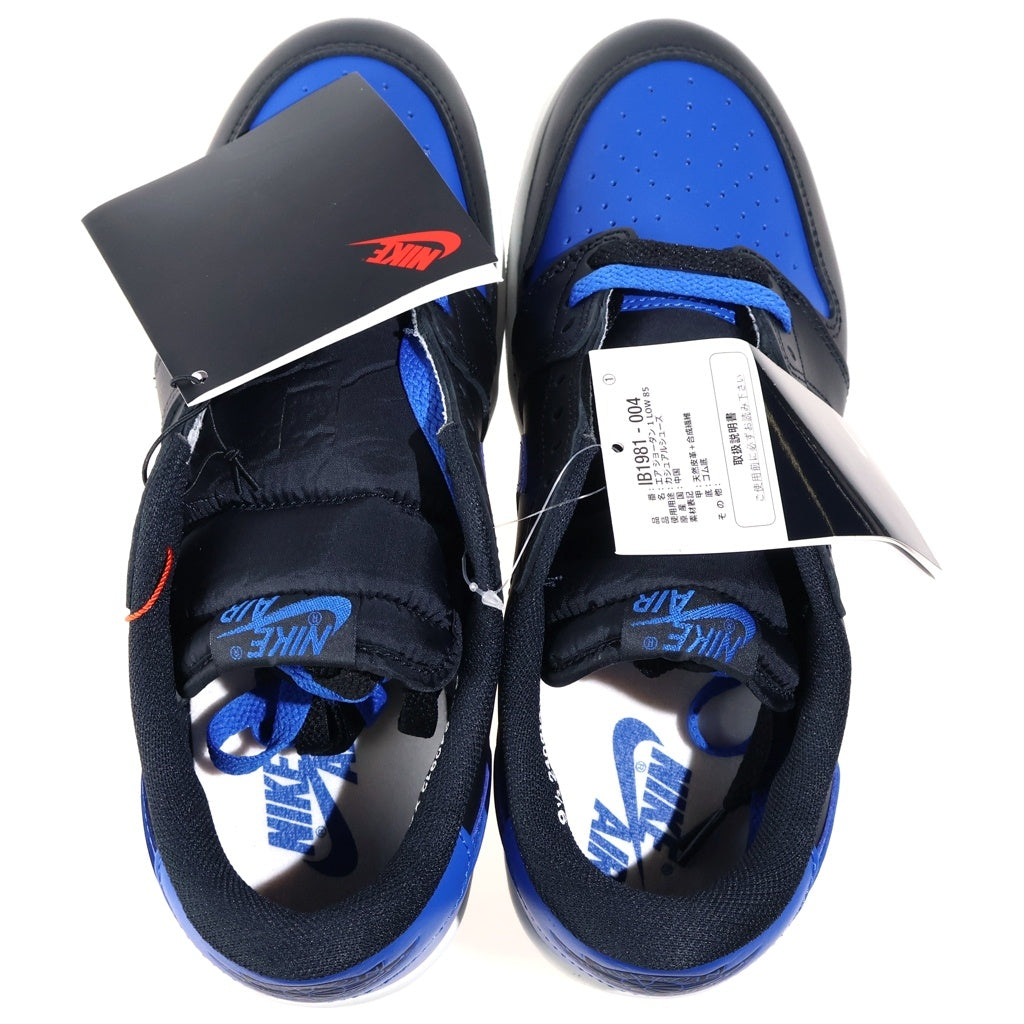 NIKE(ナイキ) AIR JORDAN 1 LOW 85 VARSITY ROYAL IB1981-004 バーシティ ロイヤル ローカットスニーカー ブラック/ブルー US9.5/27.5cm