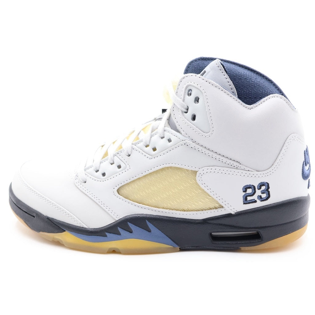 NIKE(ナイキ) ×A MA MANIERE WMNS AIR JORDAN 5 FZ5758-004 アママニエール ウィメンズ エアジョーダン5 ハイカットスニーカー グレー/ブルー US11/28cm レディース
