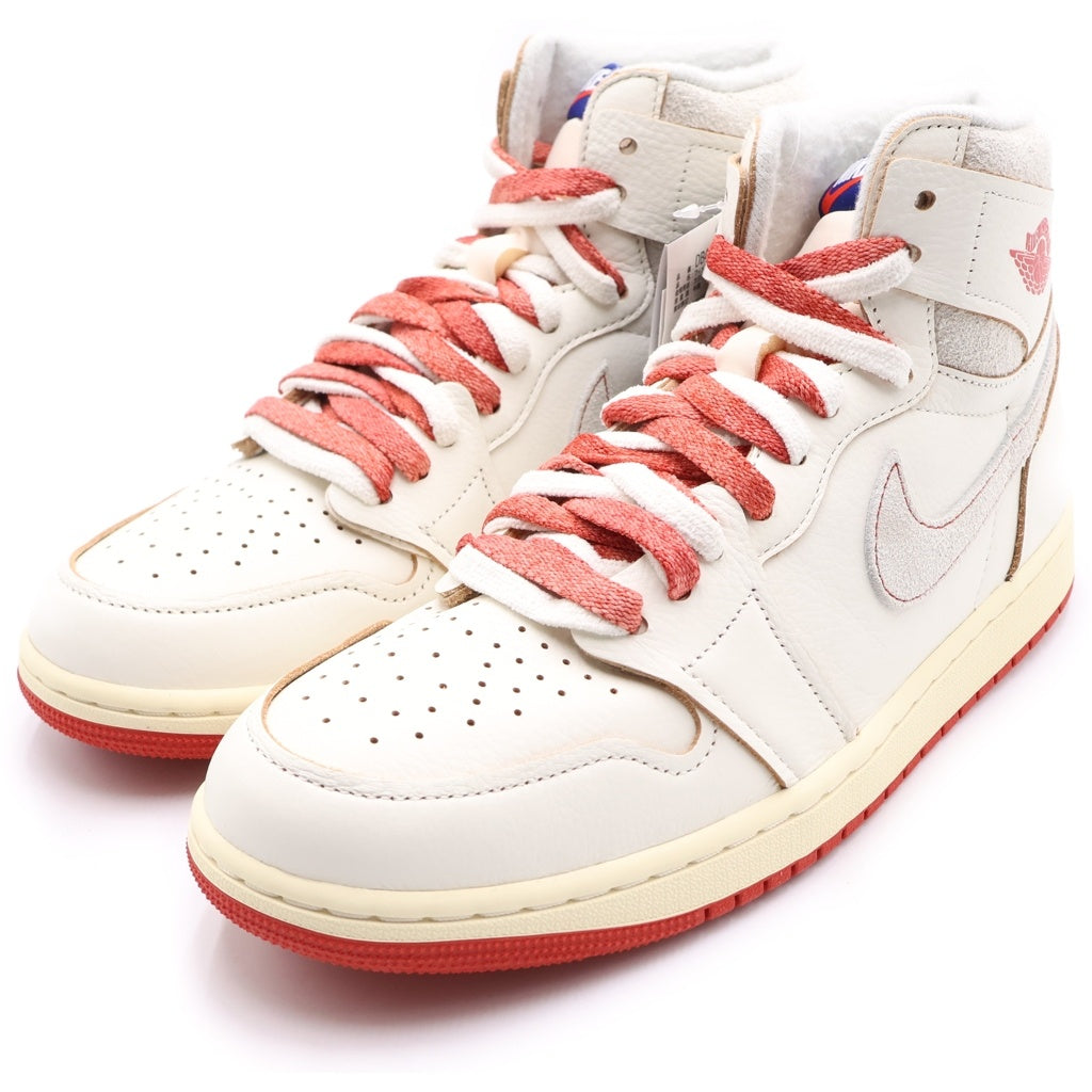 NIKE(ナイキ) WMNS AIR JORDAN 1 RETRO HIGH OG RARE/CINNABAR DB4612-100 ウィメンズ エアジョーダン1 レトロ ハイカットスニーカー ホワイト/レッド US11/28m レディース