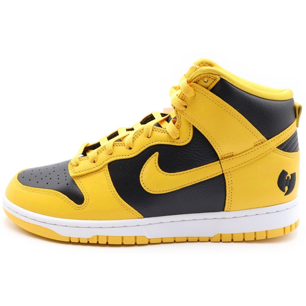 NIKE(ナイキ) ×Wu-Tang Clan DUNK HIGH HJ4320-001 ウータンクラン ダンク ハイカットスニーカー イエロー/ブラック US9.5/27.5cm HJ4320-001
