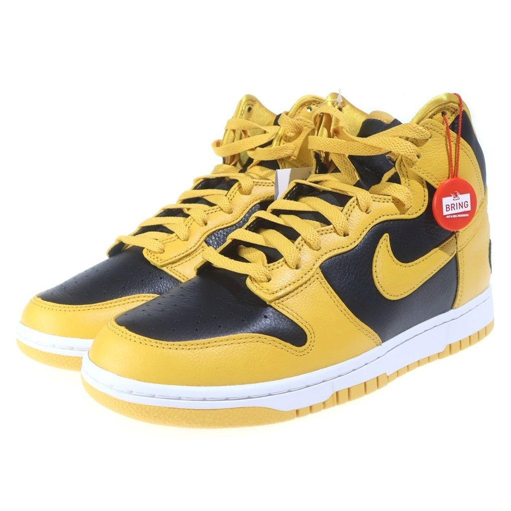 NIKE(ナイキ) ×Wu-Tang Clan DUNK HIGH HJ4320-001 ウータンクラン ダンク ハイカットスニーカー イエロー/ブラック US9.5/27.5cm HJ4320-001
