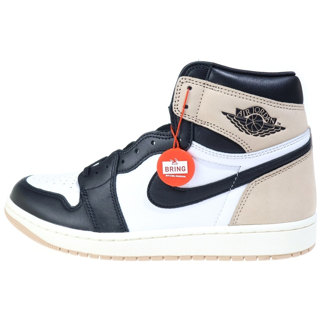 NIKE(ナイキ) WMNS AIR JORDAN 1 RETRO HIGH OG LATTE FD2596-021 ウィメンズ エアジョーダン レトロ ラテ ハイカットスニーカー ホワイト/ベージュ US11/28cm レディース