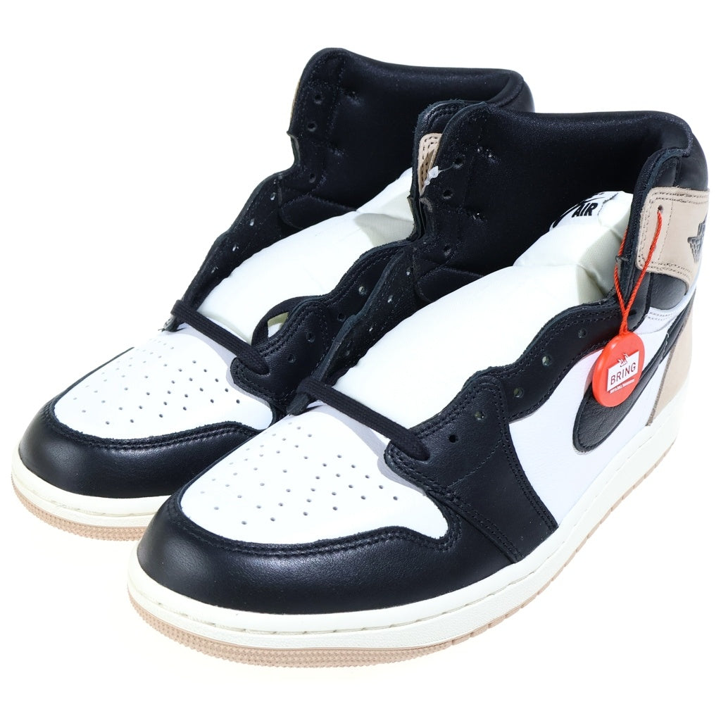 NIKE(ナイキ) WMNS AIR JORDAN 1 RETRO HIGH OG LATTE FD2596-021 ウィメンズ エアジョーダン レトロ ラテ ハイカットスニーカー ホワイト/ベージュ US11/28cm レディース