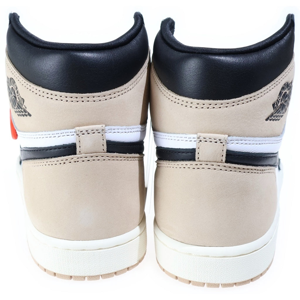 NIKE(ナイキ) WMNS AIR JORDAN 1 RETRO HIGH OG LATTE FD2596-021 ウィメンズ エアジョーダン レトロ ラテ ハイカットスニーカー ホワイト/ベージュ US11/28cm レディース