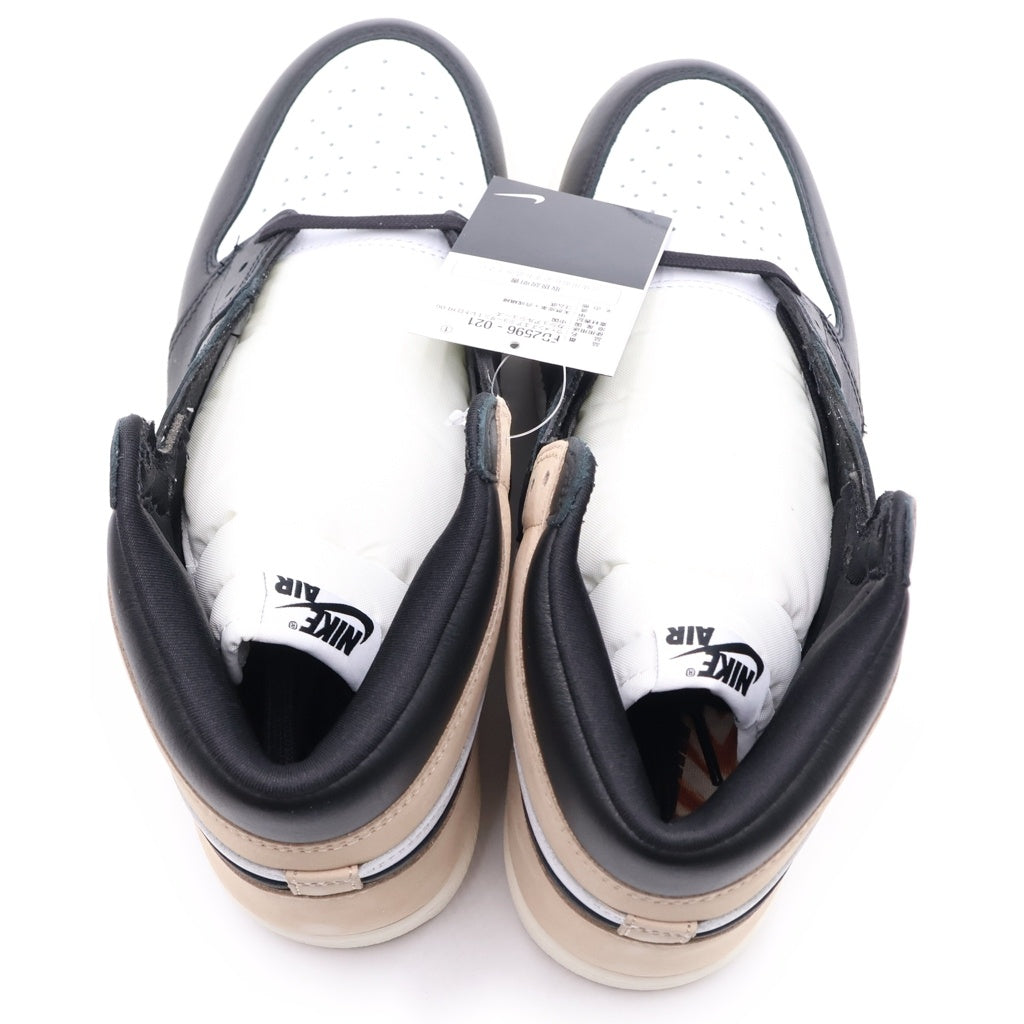 NIKE(ナイキ) WMNS AIR JORDAN 1 RETRO HIGH OG LATTE FD2596-021 ウィメンズ エアジョーダン レトロ ラテ ハイカットスニーカー ホワイト/ベージュ US11/28cm レディース
