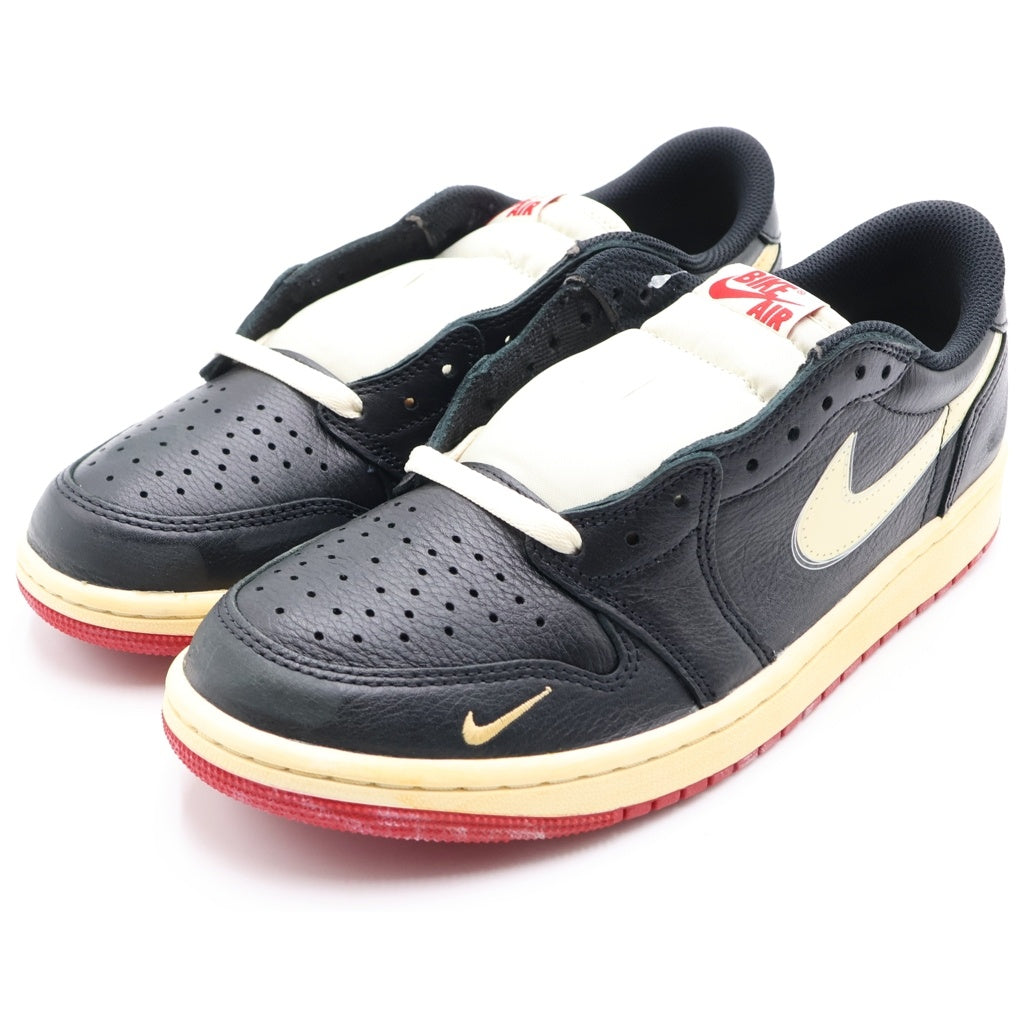 NIKE(ナイキ) AIR JORDAN1 RETRO LOW OG NIGEL SYLVESTER IB8958-001 エアジョーダン1 レトロ ナイジェル シルベスター ローカットスニーカーブラック US9.5/27.5cm