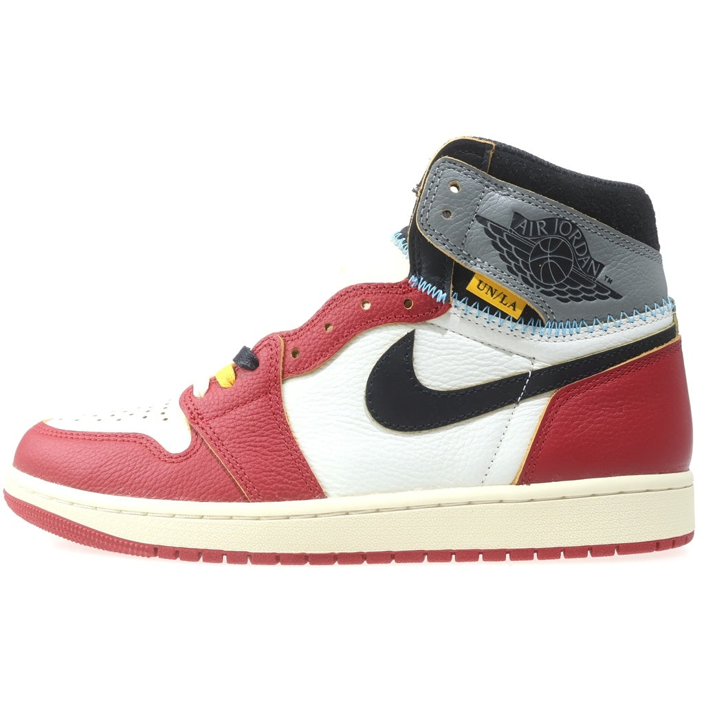 NIKE(ナイキ) ×UNION AIR JORDAN 1 RETRO HIGH OG CHICAGO HV8563-600 ユニオン エアジョーダン1 シカゴ ハイカットスニーカーホワイト/レッド US9.5/27.5cm