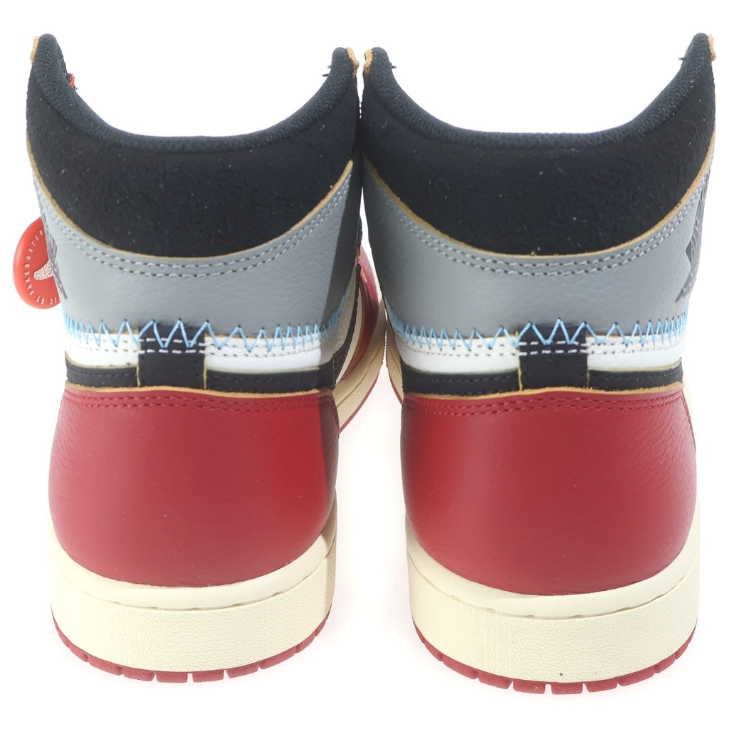 NIKE(ナイキ) ×UNION AIR JORDAN 1 RETRO HIGH OG CHICAGO HV8563-600 ユニオン エアジョーダン1 シカゴ ハイカットスニーカーホワイト/レッド US9.5/27.5cm