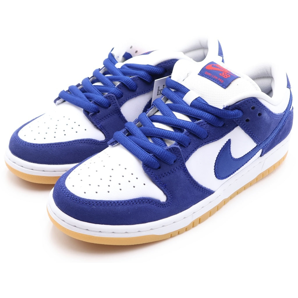 NIKE SB(ナイキエスビー) DUNK LOW PRO PRM LOS ANGELES DODGERS DO9395-400 ダンク ロサンゼルスドジャーズ ローカットスニーカー ホワイト/ブルー US9/27cm