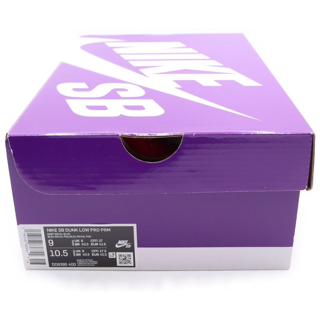 NIKE SB(ナイキエスビー) DUNK LOW PRO PRM LOS ANGELES DODGERS DO9395-400 ダンク ロサンゼルスドジャーズ ローカットスニーカー ホワイト/ブルー US9/27cm