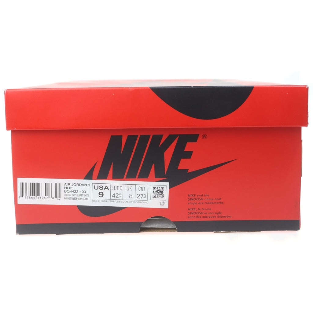 NIKE(ナイキ) AIR JORDAN 1 HI 85 Georgetown BQ4422-400 エアジョーダン1 85 ジョージタウン ハイカットスニーカー グレー/ネイビー US9/27cm