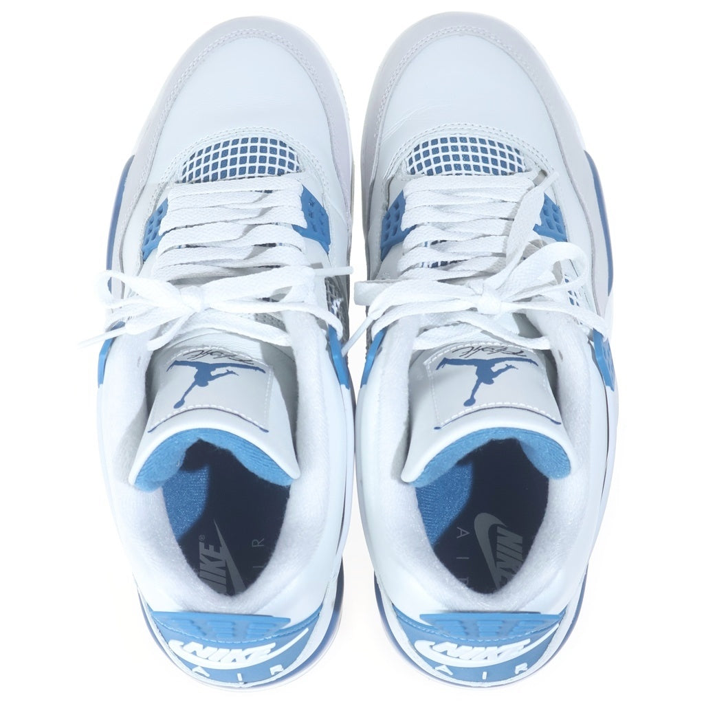 NIKE(ナイキ) AIR JORDAN 4 RETRO INDUSTRIAL BLUE FV5029-141 エアジョーダン4 インダストリアルブルー ハイカットスニーカー ホワイト/ブルー US9.5/27.5cm