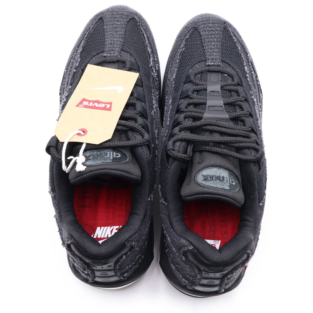 NIKE(ナイキ) ×LEVI'S AIR MAX 95 OG DENIM BLACK HM4743-001 リーバイス エアマックス95 デニム ローカットスニーカー ブラック US9.5/27.5cm