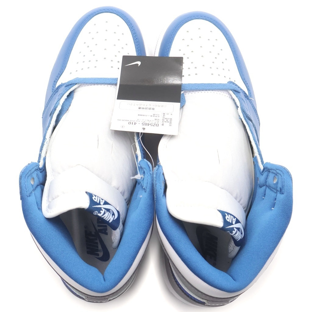 NIKE(ナイキ) AIR JORDAN 1 HIGH OG TRUE BLUE DZ5485-410 エアジョーダン 1 ハイカットスニーカー ホワイト/ブルー US9/27cm