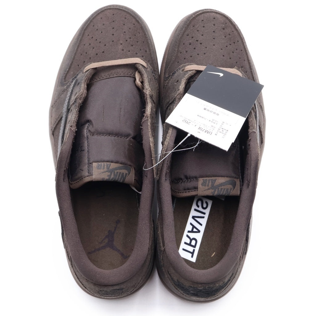 NIKE(ナイキ) ×TRAVIS SCOTT AIR JORDAN 1 LOW OG SP DM7866-202 トラヴィススコット エアジョーダン1 ローカットスニーカー US9.5/27.5cm