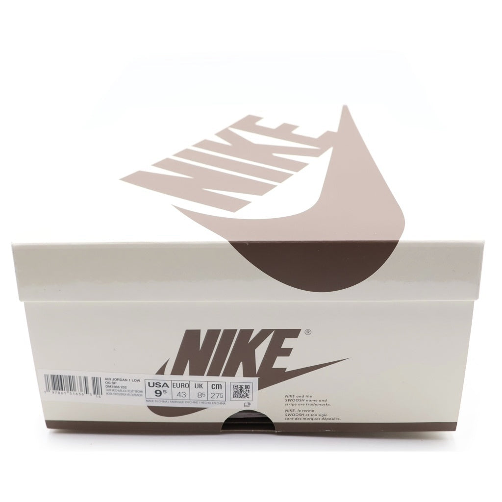 NIKE(ナイキ) ×TRAVIS SCOTT AIR JORDAN 1 LOW OG SP DM7866-202 トラヴィススコット エアジョーダン1 ローカットスニーカー US9.5/27.5cm