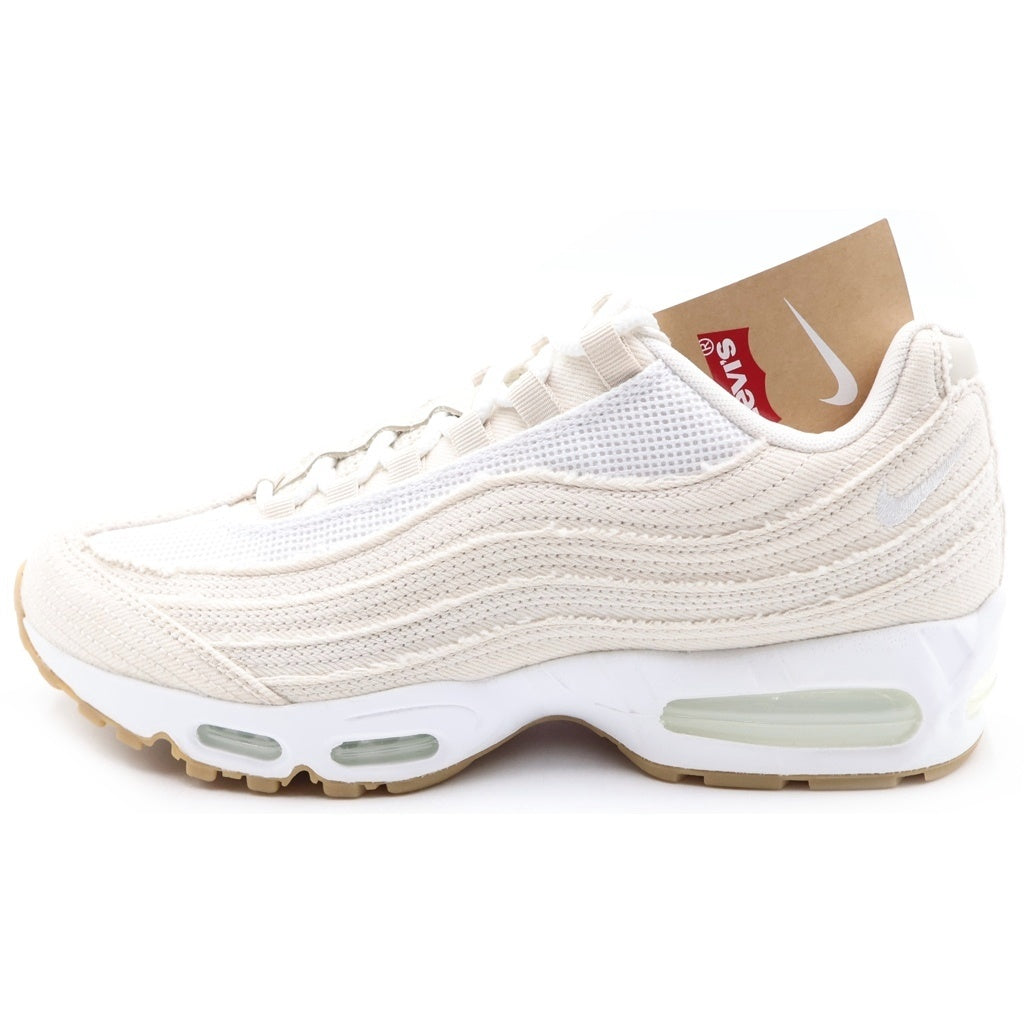 NIKE(ナイキ) ×LEVI'S AIR MAX 95 OG DENIM WHITE HM4743-100 リーバイス エアマックス95 デニム ローカットスニーカー ホワイト US9.5/27.5cm