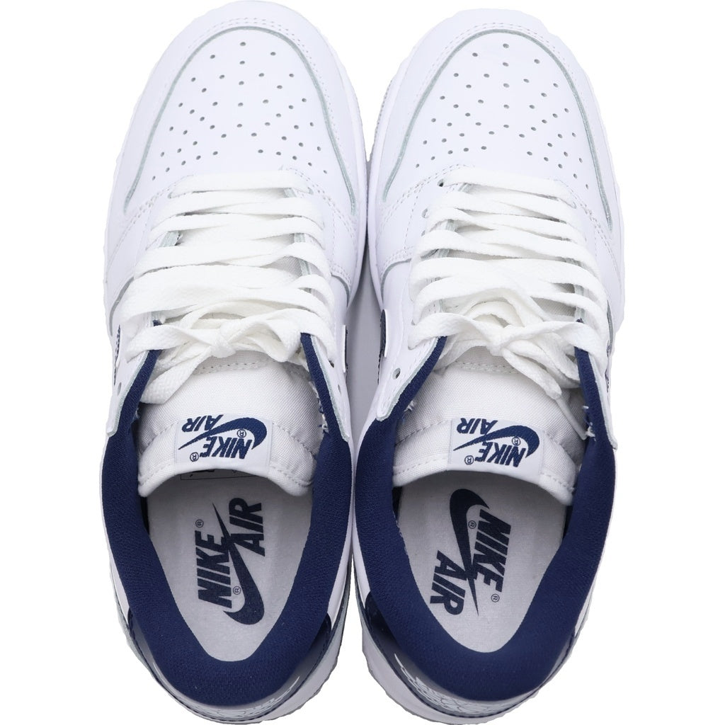 NIKE(ナイキ) AIR JORDAN 1 LOW 85 WHITE/NAVY-WHITE FB9933-141 エアジョーダン 1 ローカットスニーカー ホワイト/ブルー US9.5/27.5cm