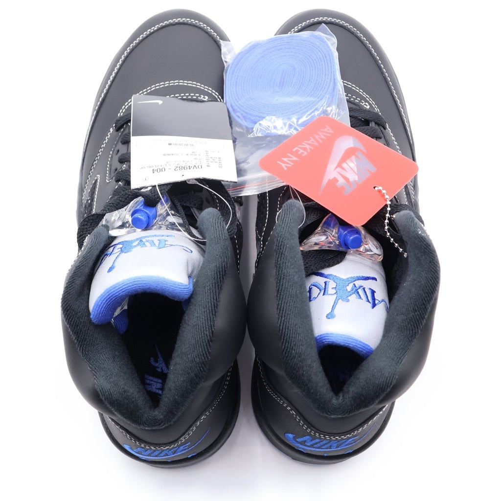 NIKE(ナイキ) ×AWAKE NEW YORK AIR JORDAN 5 RETRO OG DV4982-004 エアジョーダン 5 ハイカットスニーカー ブラック/ブルー US9.5/27.5cm