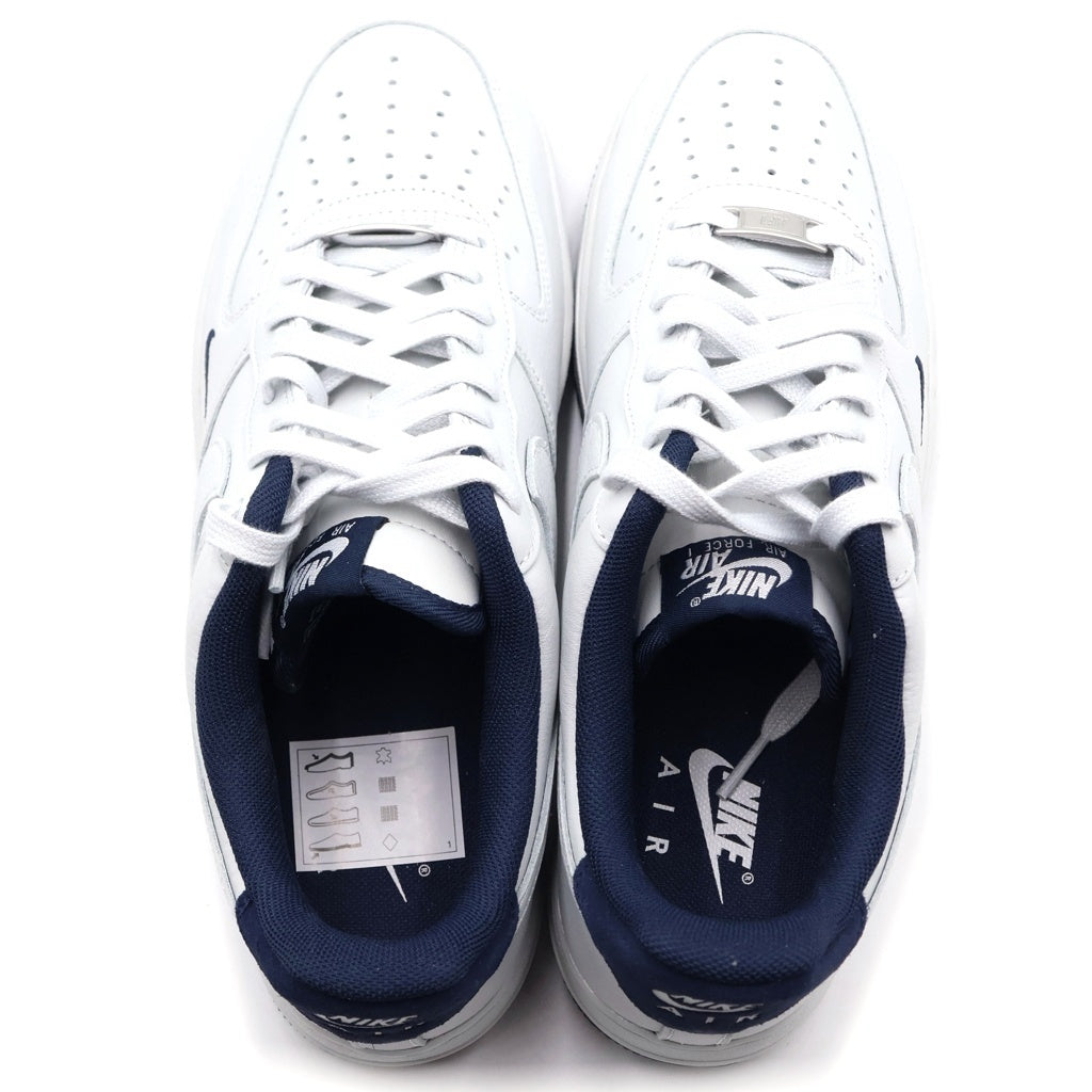NIKE(ナイキ) AIR FORCE 1 07 LV8 HM9483-001 エアフォース 1 ローカットスニーカー ホワイト/ネイビー US9/27cm