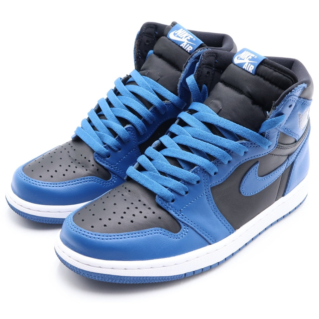 NIKE(ナイキ) AIR JORDAN 1 RETRO HIGH OG DARK MARINA BLUE 555088-404 エアジョーダン1 レトロ ハイ ダークマリーナブルー ハイカットスニーカーブラック/ブルー US9/27cm