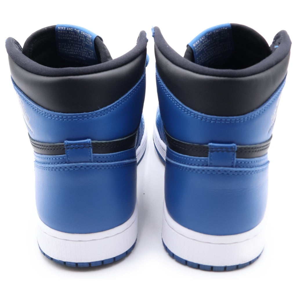 NIKE(ナイキ) AIR JORDAN 1 RETRO HIGH OG DARK MARINA BLUE 555088-404 エアジョーダン1 レトロ ハイ ダークマリーナブルー ハイカットスニーカーブラック/ブルー US9/27cm