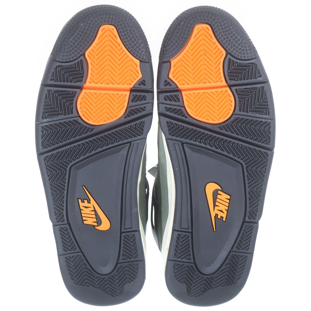 NIKE(ナイキ) ×UNDEFEATED AIR JORDAN 4 RETRO IB1519-200 アンディフィーテッド エアジョーダン4 レトロ ハイカットスニーカー カーキ US9.5/27.5cm