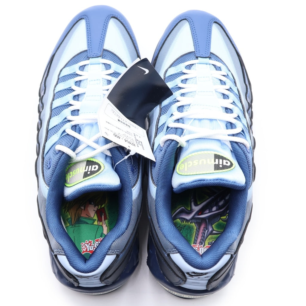 NIKE(ナイキ) ×遊戯王 AIR MAX 95 AIR MUSCLE JOEY II7404-400 エアマックス95 エアマッスル ジョーイ ローカットスニーカー ブルー US9.5/27.5cm